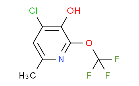 4-Chloro-3-hydroxy-6-methyl-2-(trifluoromethoxy)pyridine
