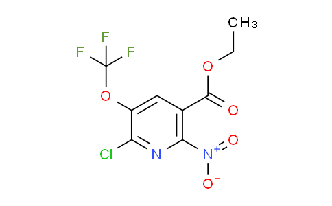 Ethyl 2-chloro-6-nitro-3-(trifluoromethoxy)pyridine-5-carboxylate