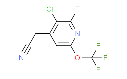 3-Chloro-2-fluoro-6-(trifluoromethoxy)pyridine-4-acetonitrile