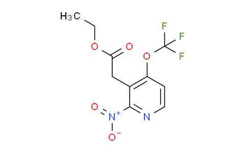Ethyl 2-nitro-4-(trifluoromethoxy)pyridine-3-acetate