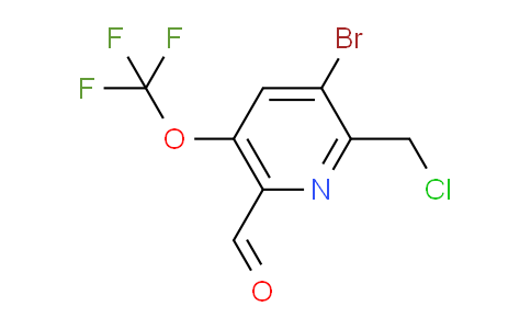 AM183063 | 1804447-79-7 | 3-Bromo-2-(chloromethyl)-5-(trifluoromethoxy)pyridine-6-carboxaldehyde