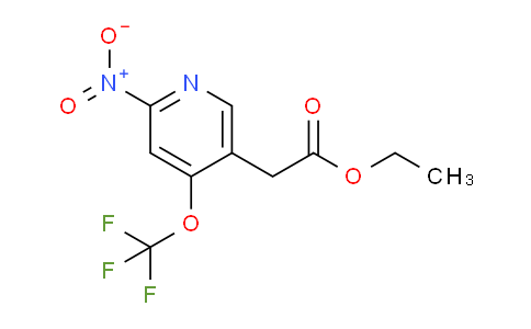 Ethyl 2-nitro-4-(trifluoromethoxy)pyridine-5-acetate