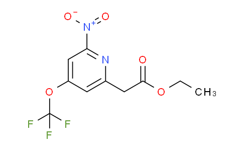 Ethyl 2-nitro-4-(trifluoromethoxy)pyridine-6-acetate