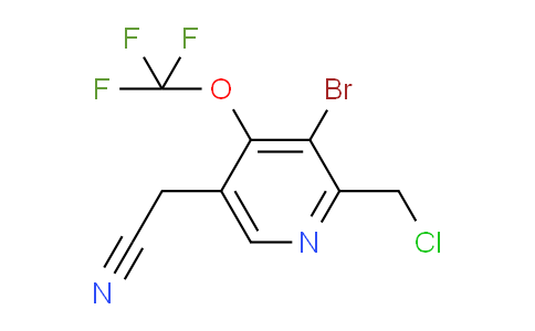 AM183091 | 1806128-72-2 | 3-Bromo-2-(chloromethyl)-4-(trifluoromethoxy)pyridine-5-acetonitrile