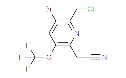AM183092 | 1803918-39-9 | 3-Bromo-2-(chloromethyl)-5-(trifluoromethoxy)pyridine-6-acetonitrile