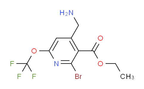AM183093 | 1803469-89-7 | Ethyl 4-(aminomethyl)-2-bromo-6-(trifluoromethoxy)pyridine-3-carboxylate