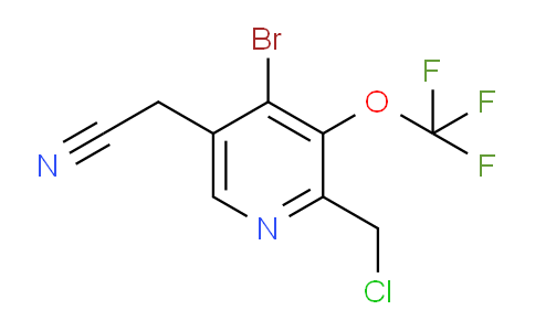 AM183099 | 1806095-59-9 | 4-Bromo-2-(chloromethyl)-3-(trifluoromethoxy)pyridine-5-acetonitrile