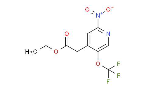 Ethyl 2-nitro-5-(trifluoromethoxy)pyridine-4-acetate