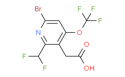 AM183101 | 1806077-82-6 | 6-Bromo-2-(difluoromethyl)-4-(trifluoromethoxy)pyridine-3-acetic acid