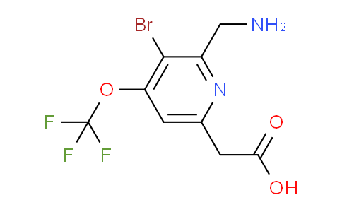 AM183104 | 1803641-62-4 | 2-(Aminomethyl)-3-bromo-4-(trifluoromethoxy)pyridine-6-acetic acid