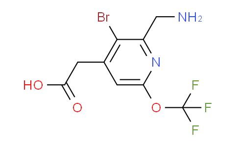 AM183106 | 1806208-75-2 | 2-(Aminomethyl)-3-bromo-6-(trifluoromethoxy)pyridine-4-acetic acid