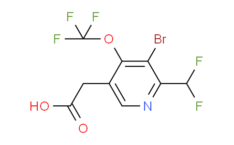 AM183107 | 1806121-07-2 | 3-Bromo-2-(difluoromethyl)-4-(trifluoromethoxy)pyridine-5-acetic acid