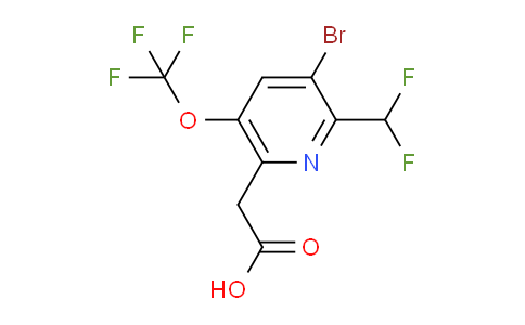 AM183111 | 1804550-03-5 | 3-Bromo-2-(difluoromethyl)-5-(trifluoromethoxy)pyridine-6-acetic acid