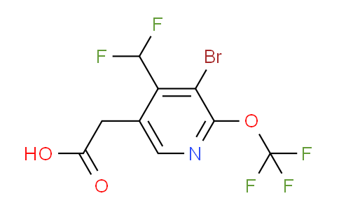AM183113 | 1804729-20-1 | 3-Bromo-4-(difluoromethyl)-2-(trifluoromethoxy)pyridine-5-acetic acid