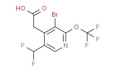AM183114 | 1804751-95-8 | 3-Bromo-5-(difluoromethyl)-2-(trifluoromethoxy)pyridine-4-acetic acid