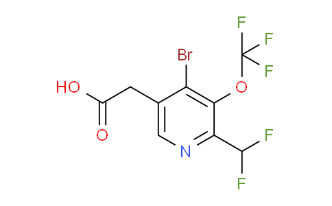 AM183118 | 1806121-12-9 | 4-Bromo-2-(difluoromethyl)-3-(trifluoromethoxy)pyridine-5-acetic acid