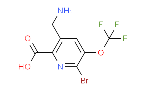 AM183119 | 1806151-57-4 | 5-(Aminomethyl)-2-bromo-3-(trifluoromethoxy)pyridine-6-carboxylic acid