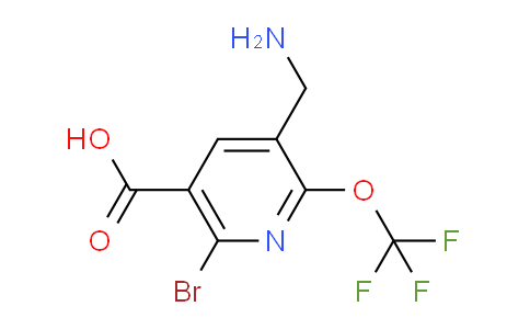 AM183122 | 1806095-37-3 | 3-(Aminomethyl)-6-bromo-2-(trifluoromethoxy)pyridine-5-carboxylic acid