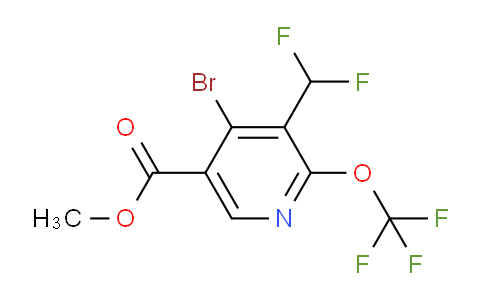 AM183139 | 1806231-63-9 | Methyl 4-bromo-3-(difluoromethyl)-2-(trifluoromethoxy)pyridine-5-carboxylate
