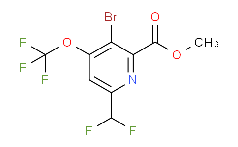 AM183144 | 1806231-77-5 | Methyl 3-bromo-6-(difluoromethyl)-4-(trifluoromethoxy)pyridine-2-carboxylate