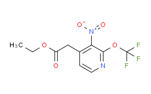 Ethyl 3-nitro-2-(trifluoromethoxy)pyridine-4-acetate