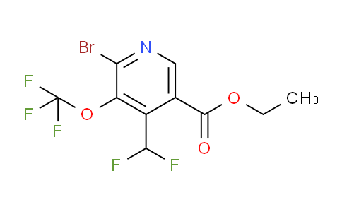 AM183150 | 1806077-42-8 | Ethyl 2-bromo-4-(difluoromethyl)-3-(trifluoromethoxy)pyridine-5-carboxylate