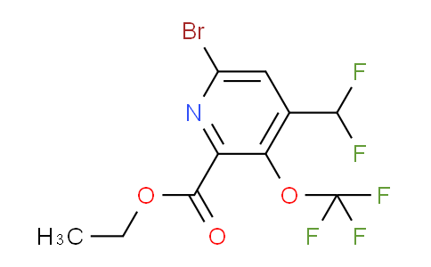 AM183152 | 1806231-92-4 | Ethyl 6-bromo-4-(difluoromethyl)-3-(trifluoromethoxy)pyridine-2-carboxylate