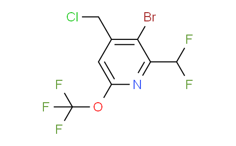 AM183155 | 1803917-36-3 | 3-Bromo-4-(chloromethyl)-2-(difluoromethyl)-6-(trifluoromethoxy)pyridine