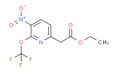 Ethyl 3-nitro-2-(trifluoromethoxy)pyridine-6-acetate