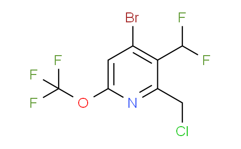 AM183168 | 1803916-97-3 | 4-Bromo-2-(chloromethyl)-3-(difluoromethyl)-6-(trifluoromethoxy)pyridine