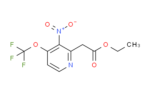 Ethyl 3-nitro-4-(trifluoromethoxy)pyridine-2-acetate