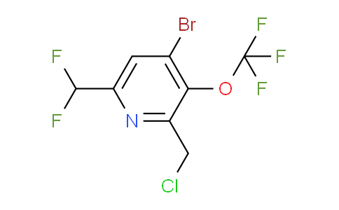 AM183172 | 1804632-36-7 | 4-Bromo-2-(chloromethyl)-6-(difluoromethyl)-3-(trifluoromethoxy)pyridine