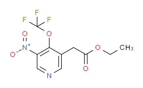 Ethyl 3-nitro-4-(trifluoromethoxy)pyridine-5-acetate