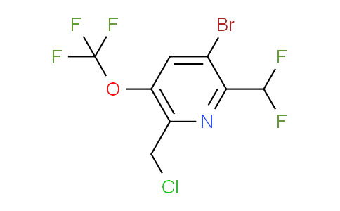 AM183183 | 1803525-69-0 | 3-Bromo-6-(chloromethyl)-2-(difluoromethyl)-5-(trifluoromethoxy)pyridine