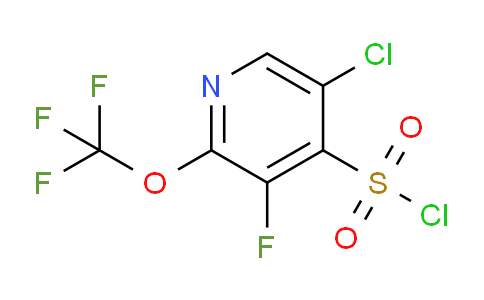 5-Chloro-3-fluoro-2-(trifluoromethoxy)pyridine-4-sulfonyl chloride