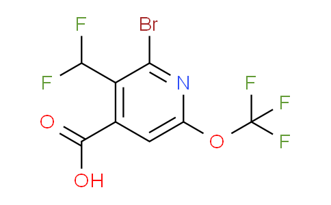 AM183216 | 1804548-28-4 | 2-Bromo-3-(difluoromethyl)-6-(trifluoromethoxy)pyridine-4-carboxylic acid