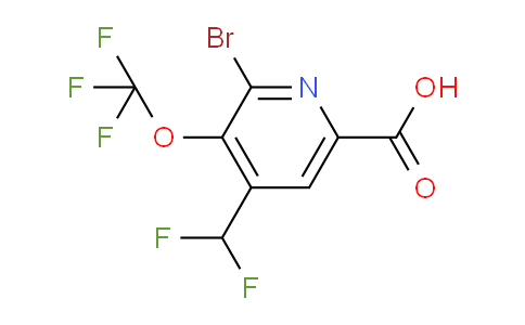 AM183218 | 1806126-85-1 | 2-Bromo-4-(difluoromethyl)-3-(trifluoromethoxy)pyridine-6-carboxylic acid