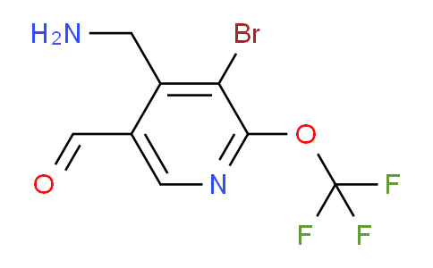 AM183220 | 1806095-05-5 | 4-(Aminomethyl)-3-bromo-2-(trifluoromethoxy)pyridine-5-carboxaldehyde