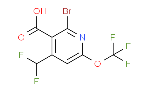 AM183221 | 1804751-59-4 | 2-Bromo-4-(difluoromethyl)-6-(trifluoromethoxy)pyridine-3-carboxylic acid