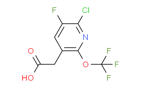 AM183260 | 1803906-20-8 | 2-Chloro-3-fluoro-6-(trifluoromethoxy)pyridine-5-acetic acid