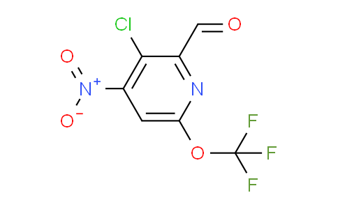 3-Chloro-4-nitro-6-(trifluoromethoxy)pyridine-2-carboxaldehyde