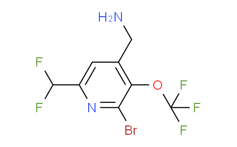 AM183267 | 1806093-10-6 | 4-(Aminomethyl)-2-bromo-6-(difluoromethyl)-3-(trifluoromethoxy)pyridine