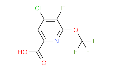 AM183268 | 1804597-33-8 | 4-Chloro-3-fluoro-2-(trifluoromethoxy)pyridine-6-carboxylic acid