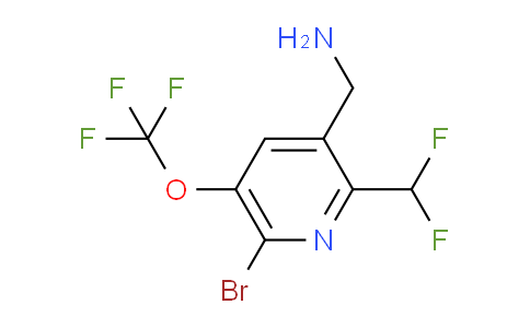 AM183273 | 1803949-56-5 | 3-(Aminomethyl)-6-bromo-2-(difluoromethyl)-5-(trifluoromethoxy)pyridine