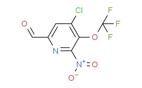 AM183279 | 1804700-62-6 | 4-Chloro-2-nitro-3-(trifluoromethoxy)pyridine-6-carboxaldehyde