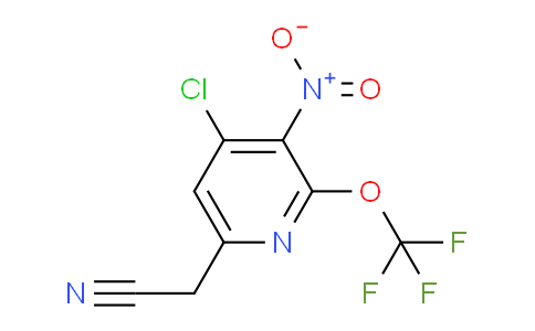 AM183299 | 1806163-16-5 | 4-Chloro-3-nitro-2-(trifluoromethoxy)pyridine-6-acetonitrile