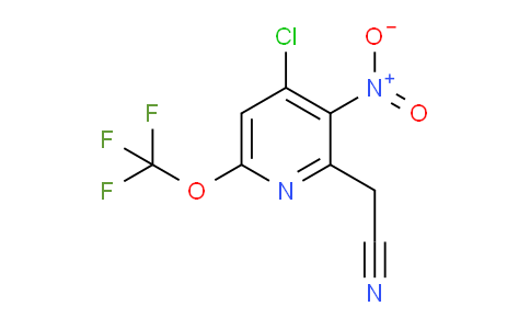 AM183300 | 1804393-13-2 | 4-Chloro-3-nitro-6-(trifluoromethoxy)pyridine-2-acetonitrile