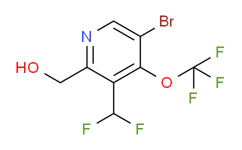 5-Bromo-3-(difluoromethyl)-4-(trifluoromethoxy)pyridine-2-methanol