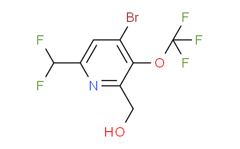 4-Bromo-6-(difluoromethyl)-3-(trifluoromethoxy)pyridine-2-methanol