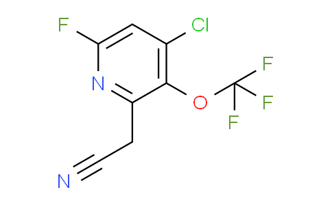 4-Chloro-6-fluoro-3-(trifluoromethoxy)pyridine-2-acetonitrile